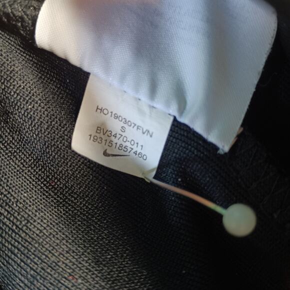 Nike Swoosh Track Pants Women Small Black Gold Side Stripe - Picture 9 of 11